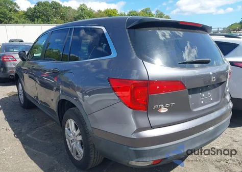 2017 Honda Pilot Lx из США, поврежденный, VIN 5FNYF6H15HB016838